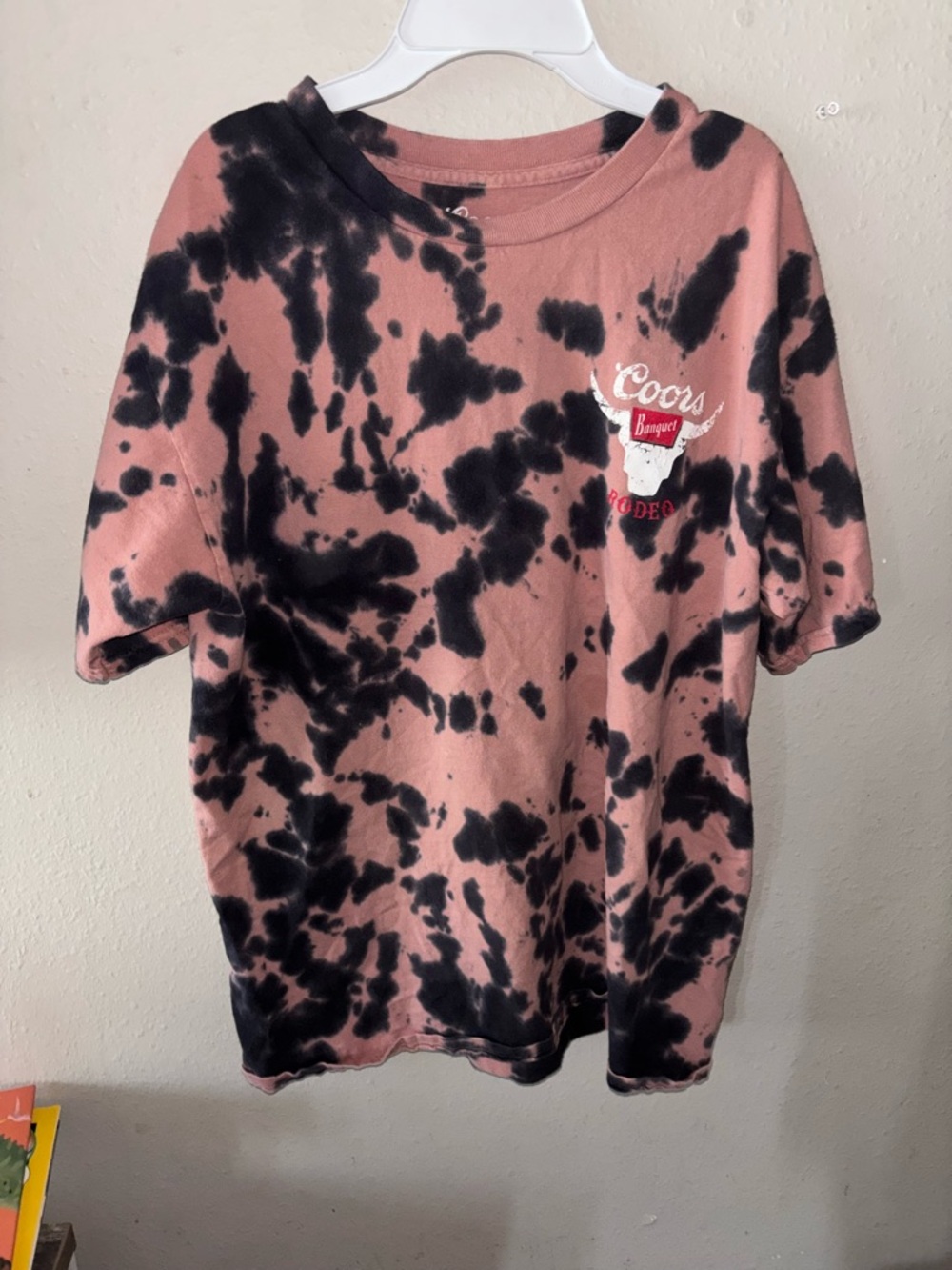 COORS BANQUET RODEO MEN'S MULTI-COLOR LOGO SHIRT MEDIUM